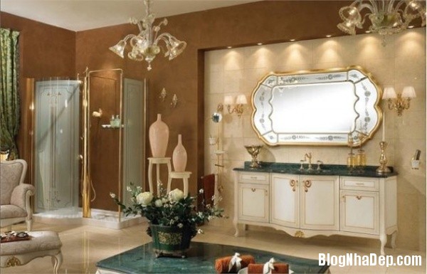 d379c418dd5e8d0330a8d2a75738e92b Những căn phòng tắm được thiết kế và trang trí theo phong cách cổ điển